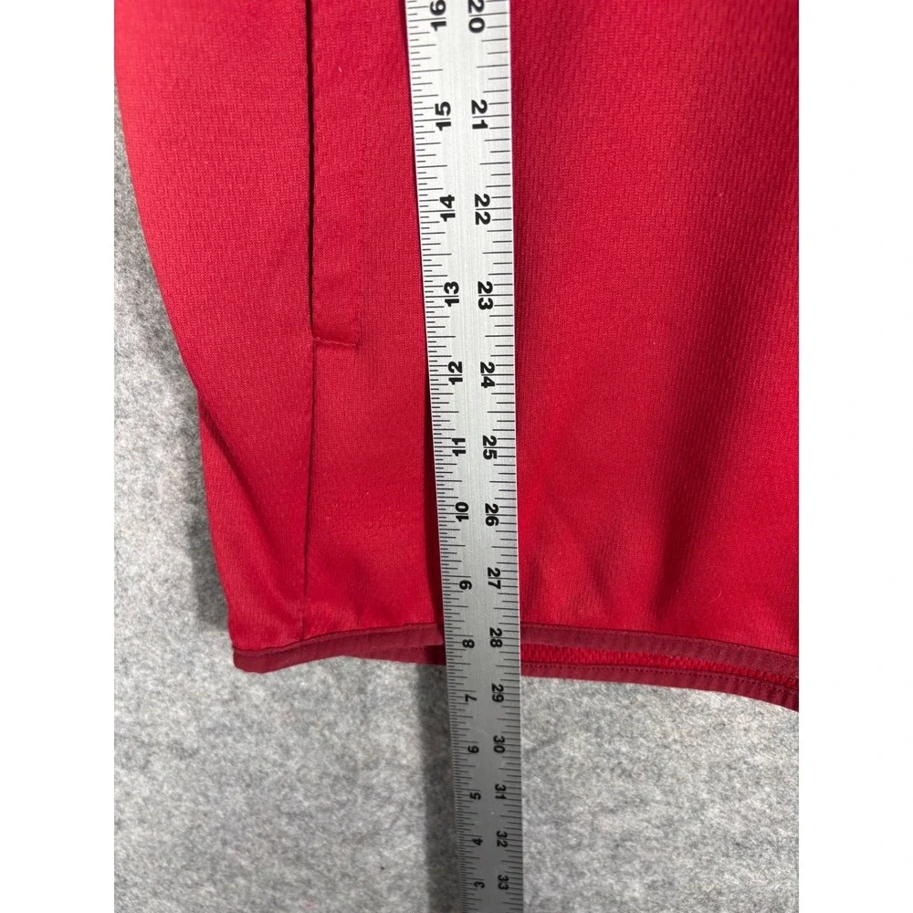 Adidas ClimaWarm Pullover Hoodie Red Athletic‎ Sweatshirt Mens M